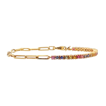 Luxury Gold Cubic Zirconia Tennis Bracelet