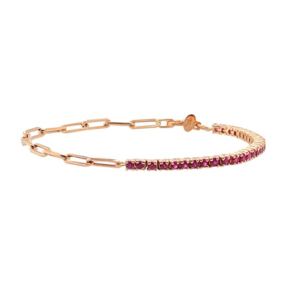 Luxury Gold Cubic Zirconia Tennis Bracelet