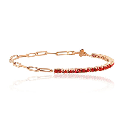 Luxury Gold Cubic Zirconia Tennis Bracelet