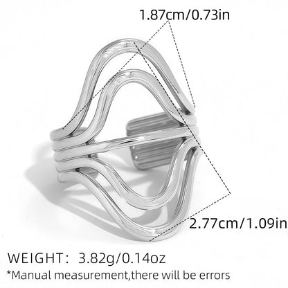 Geometric Irregular Stacking Ring