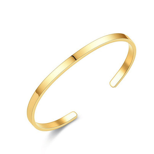 Classic Gold Open Cuff Bracelet