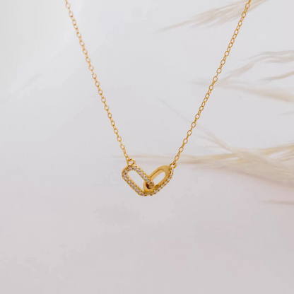 Interlocked Infinity Necklace