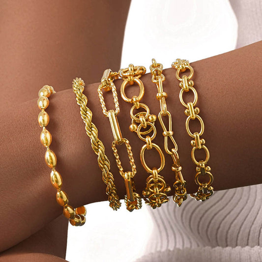Chunky Gold Chain Bracelet