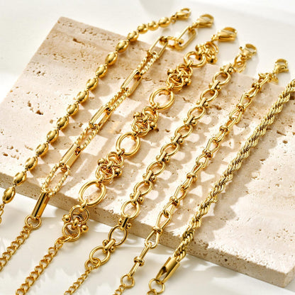Chunky Gold Chain Bracelet