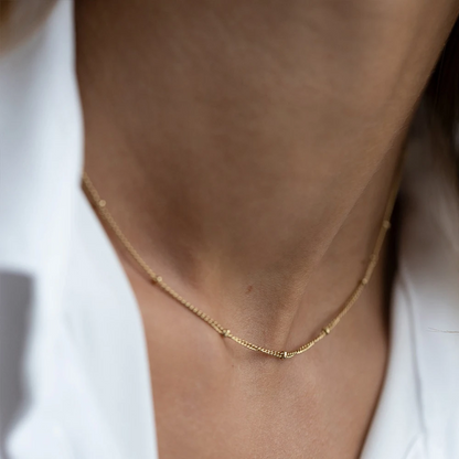 Dainty Bead Choker Necklace