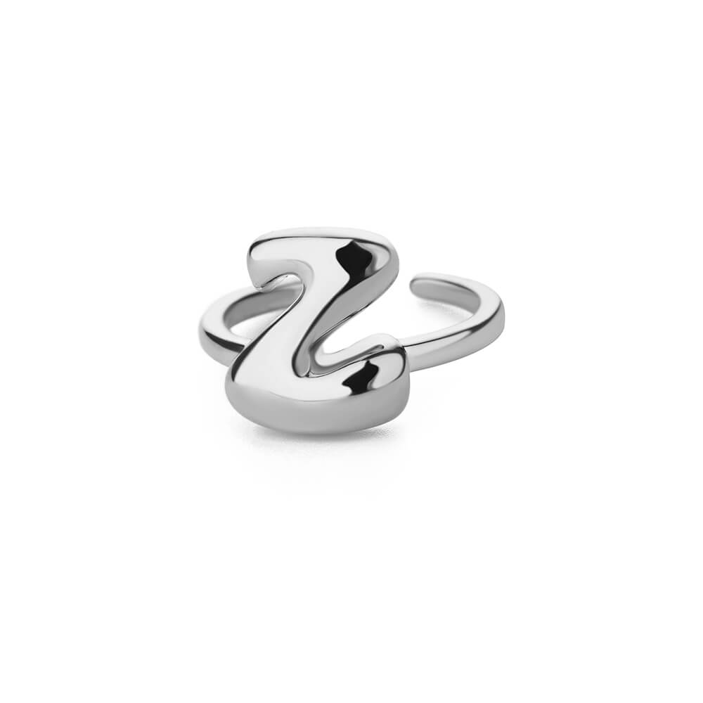 Gold Initial Statement Ring