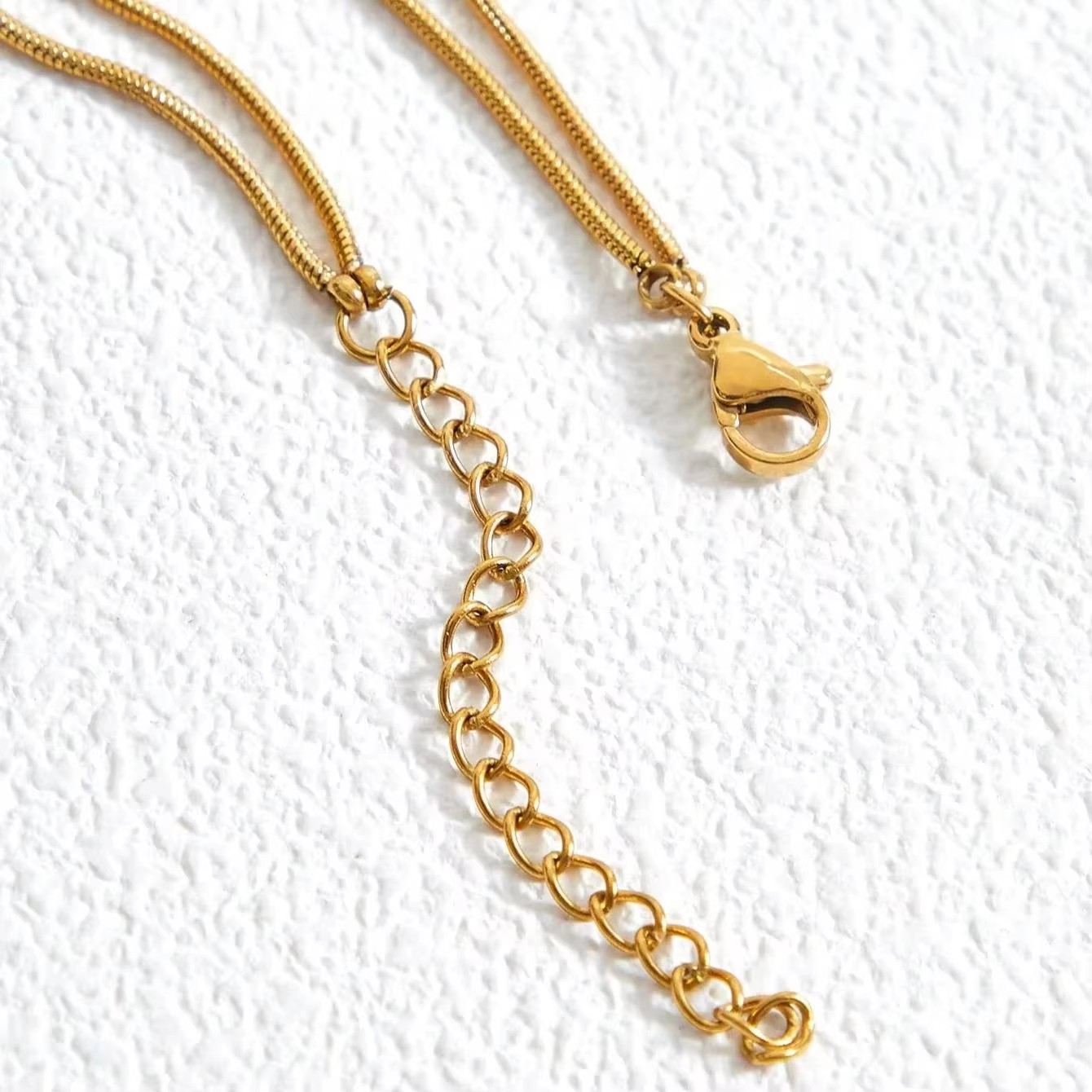 Double Layer Knot Chain Necklace