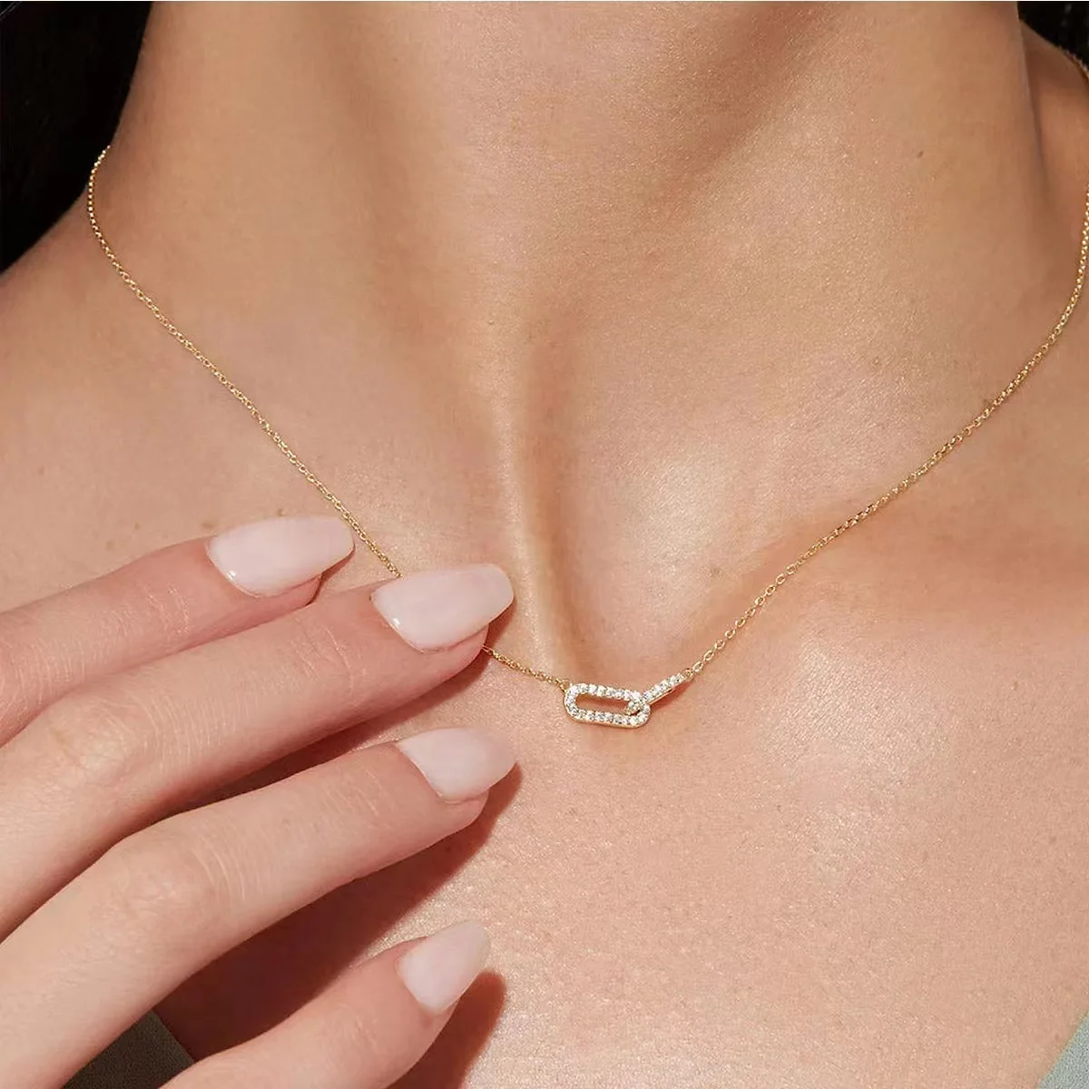 Interlocked Infinity Necklace