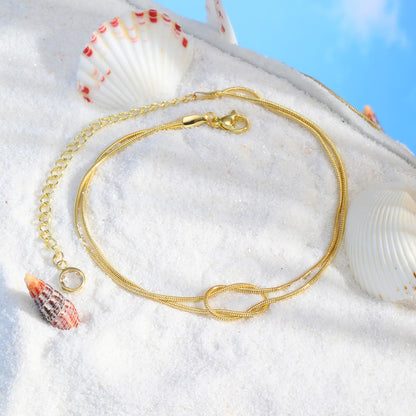 Twin Tides Layered Ankle