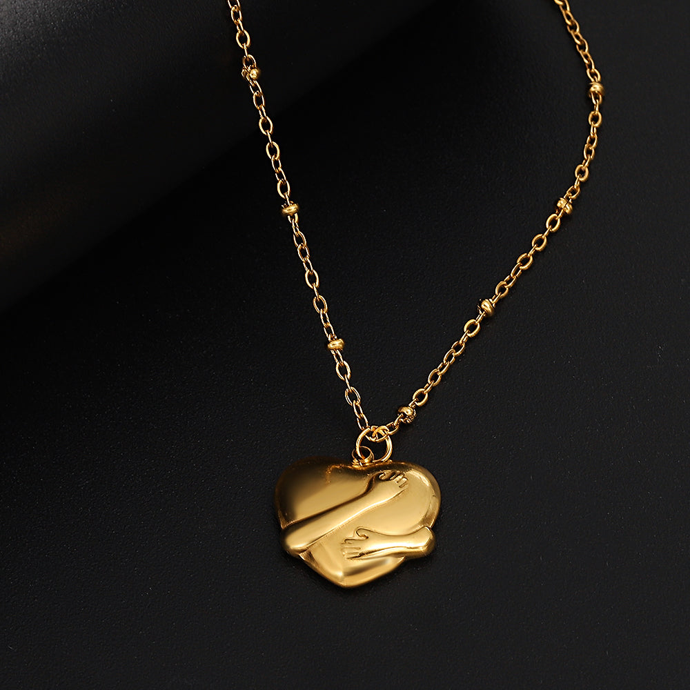 Embrace Heart Pendant Necklace
