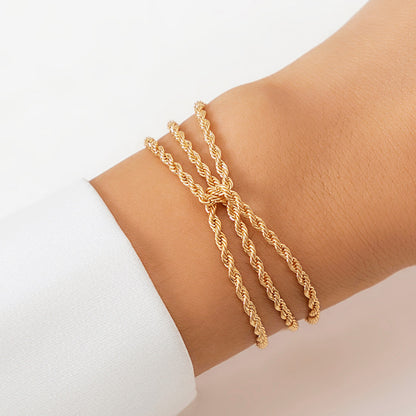 Multilayer Rope Chain Bracelet