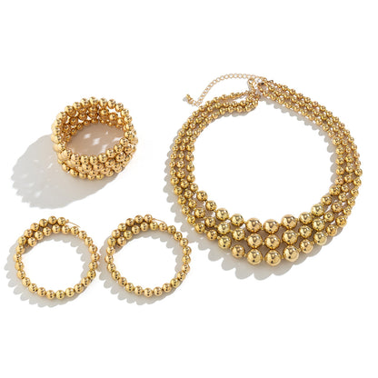 Chunky Big Ball Jewelry Set