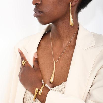 Water Drop Jewelry Set