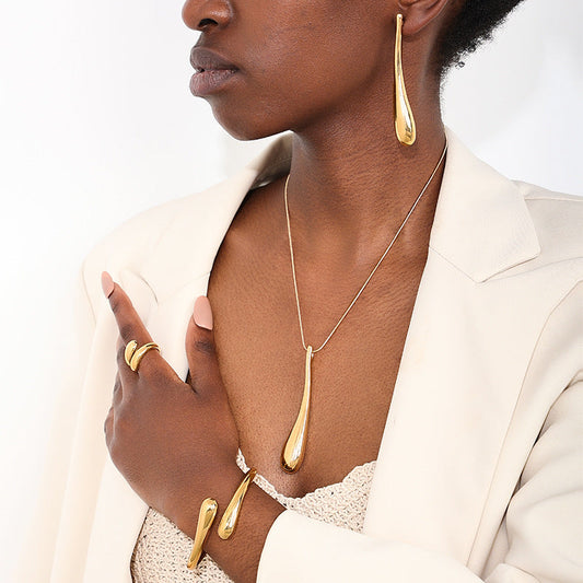 Water Drop Jewelry Set