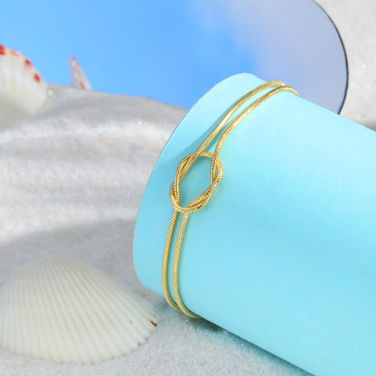 Twin Tides Layered Ankle