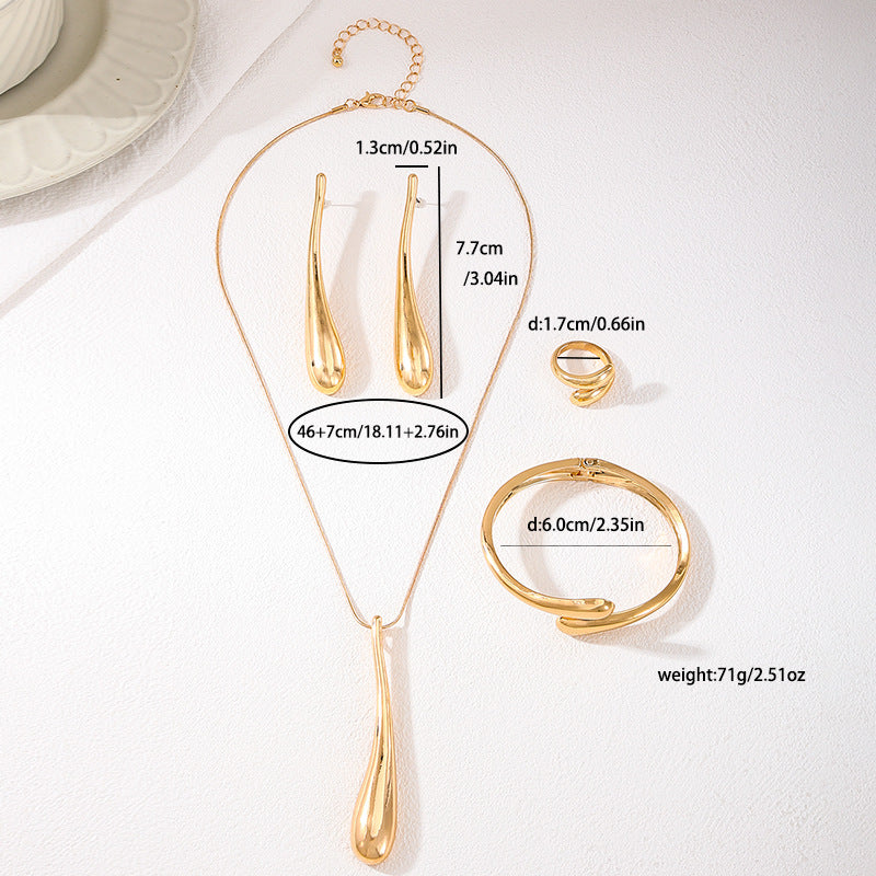 Water Drop Jewelry Set