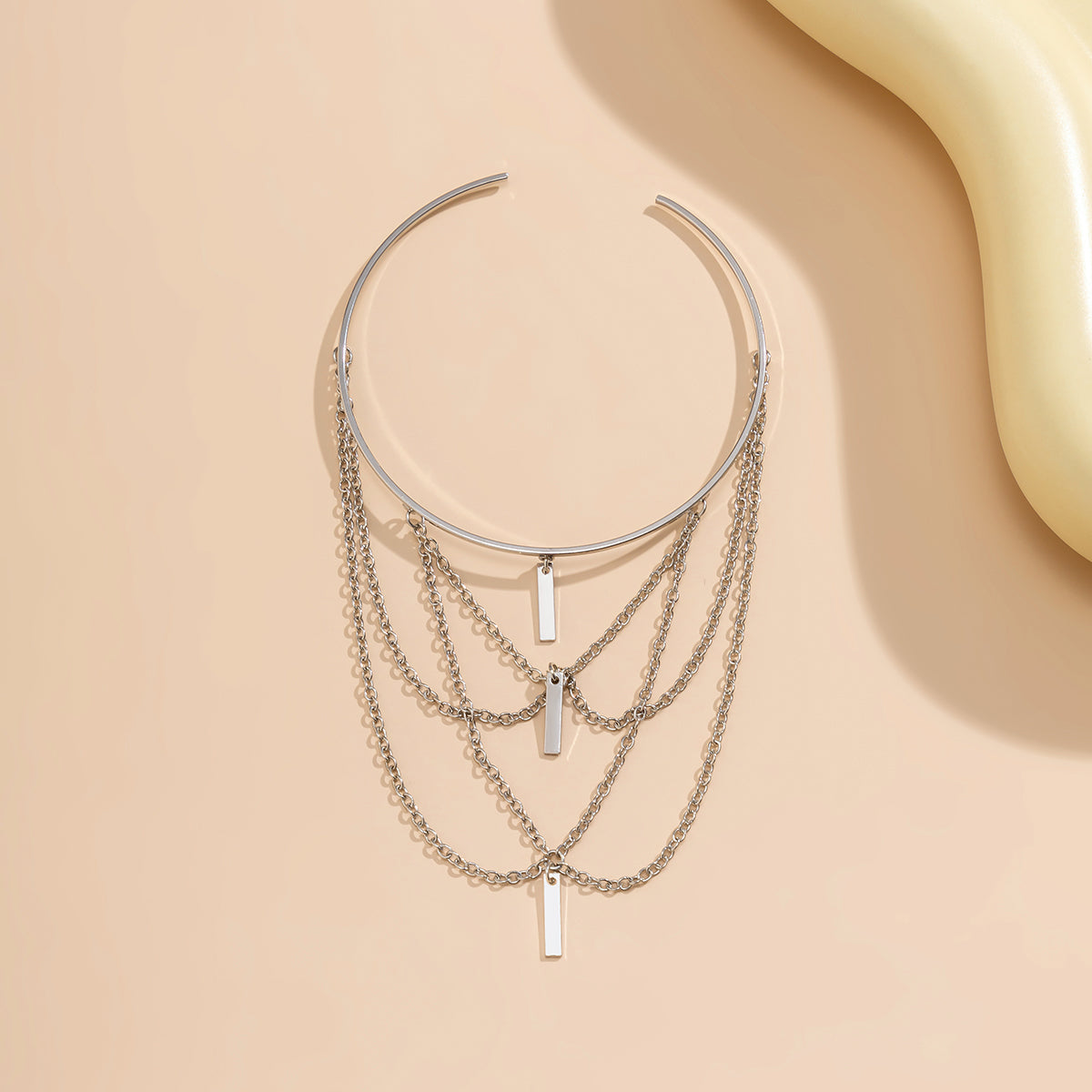 Gold Layered Chain Arm Cuff