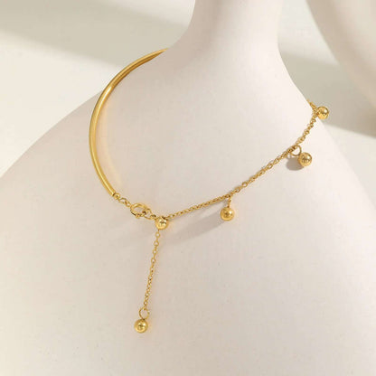 Minimalist Ball Accent Chain Bracelet