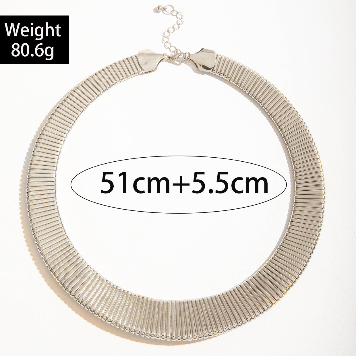 Punk Round Chain Choker Necklace