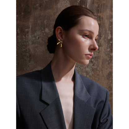 Bold Leaf Statement Earrings