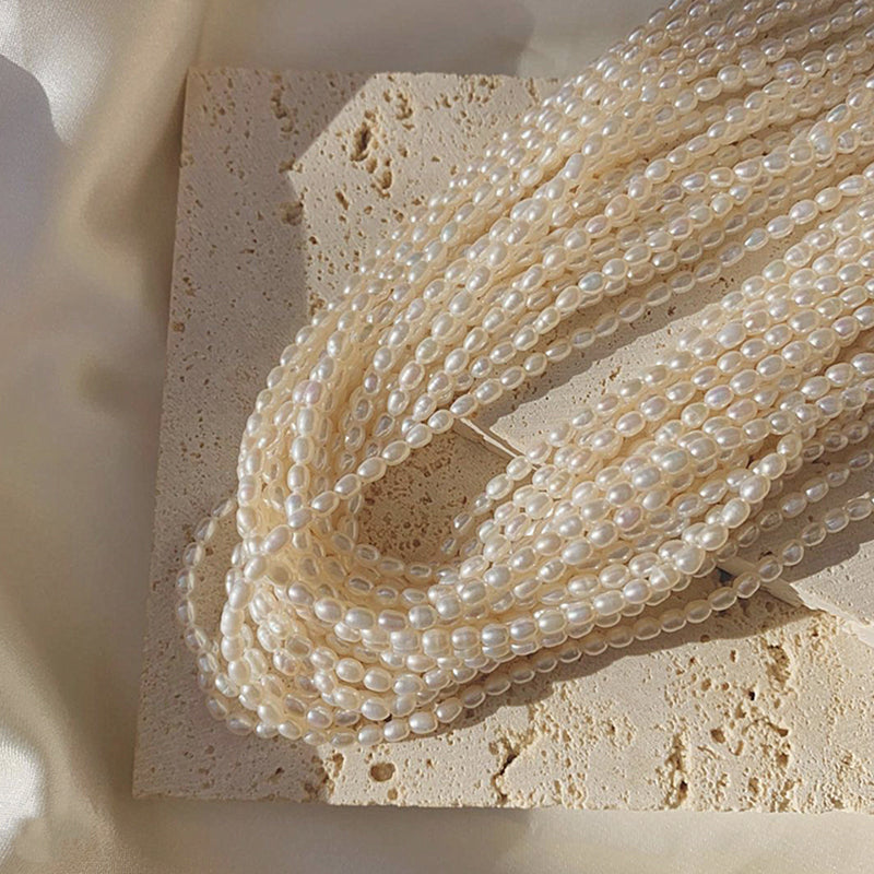 Freshwater Pearl Initial Pendant Necklace