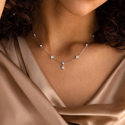 Dainty Star CZ Pendant Necklace