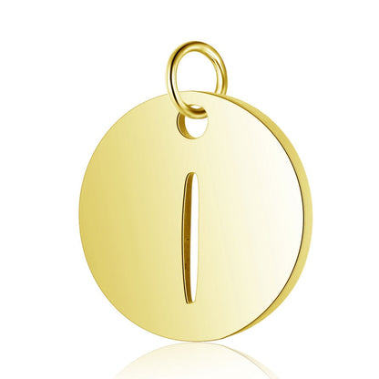 Gold Knot Initial Letter Bracelet