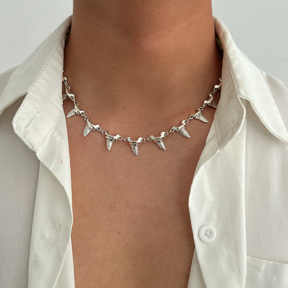 Rivet Spike Punk Choker Necklace