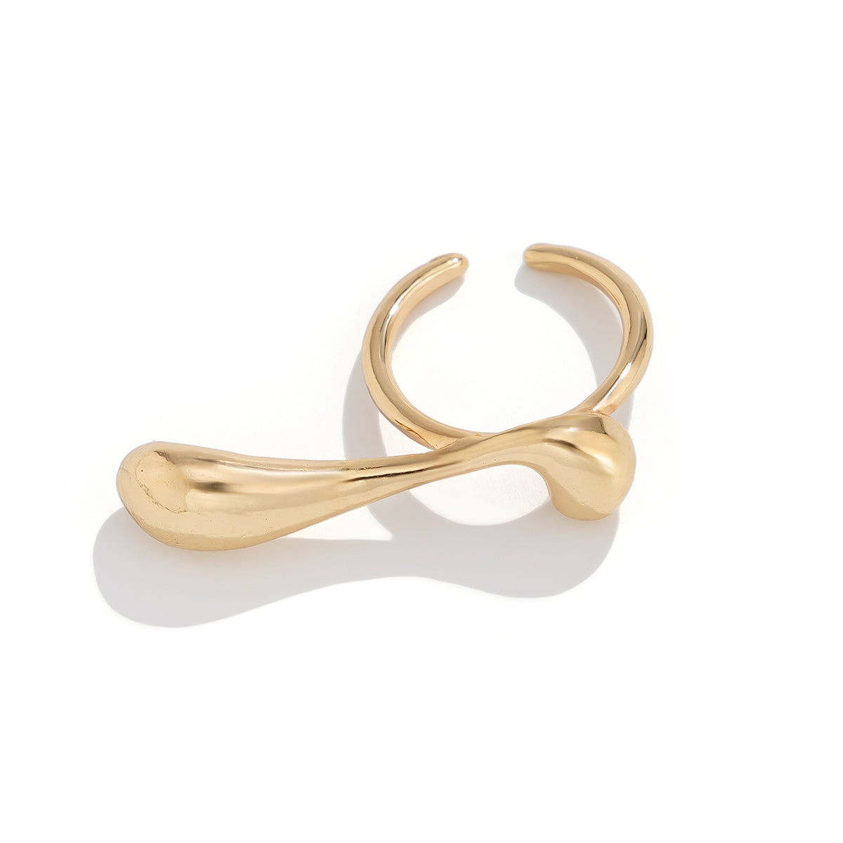 Irregular Water Drop Ring