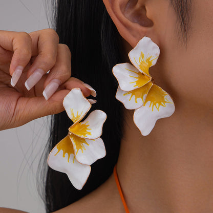 Bloomglow Petal Drop Earrings