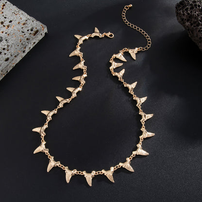 Rivet Spike Punk Choker Necklace