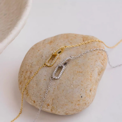 Interlocked Infinity Necklace