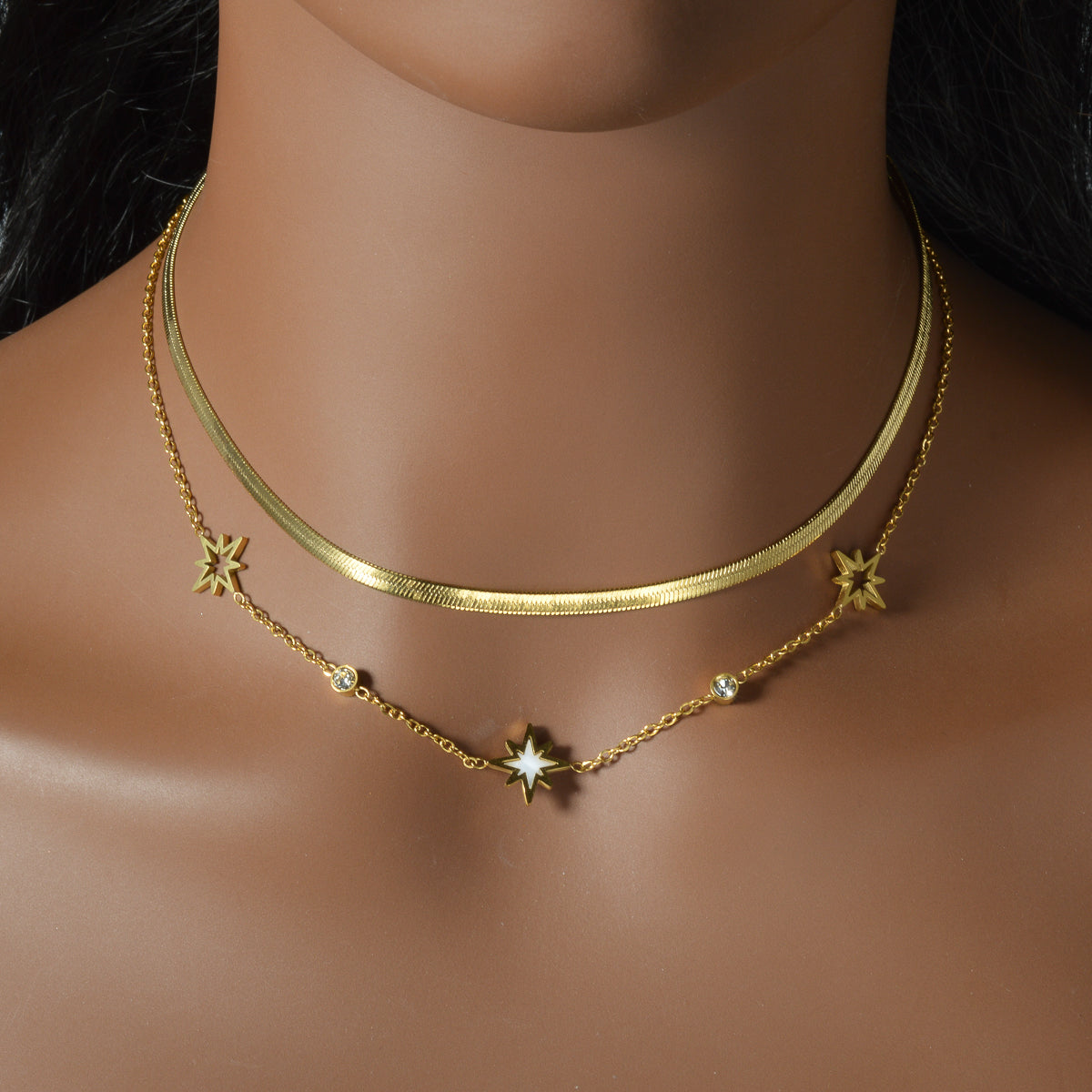 Minimalist Gold-Tone Necklace