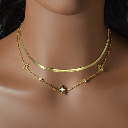 Minimalist Gold-Tone Necklace
