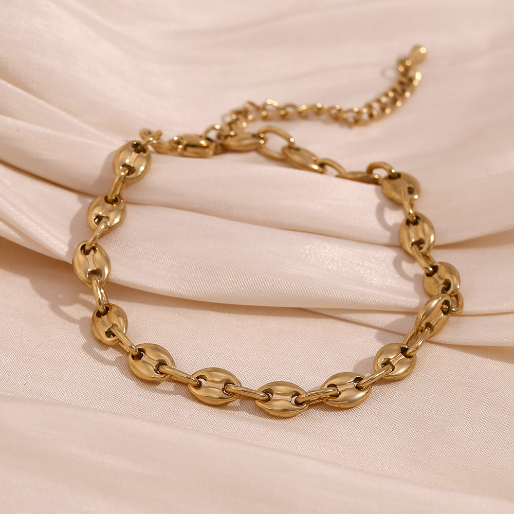 Riviera Luxe Oval Chain Anklet