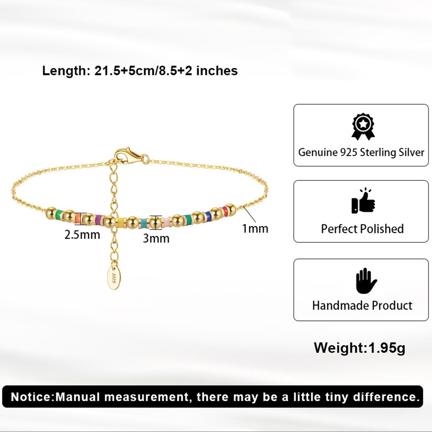 Seabright Harmony Beaded Anklet