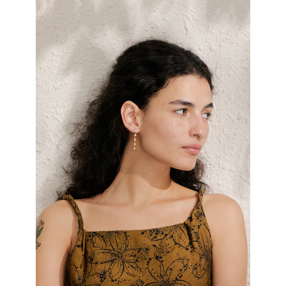 Dainty Chain Link Stud Earrings