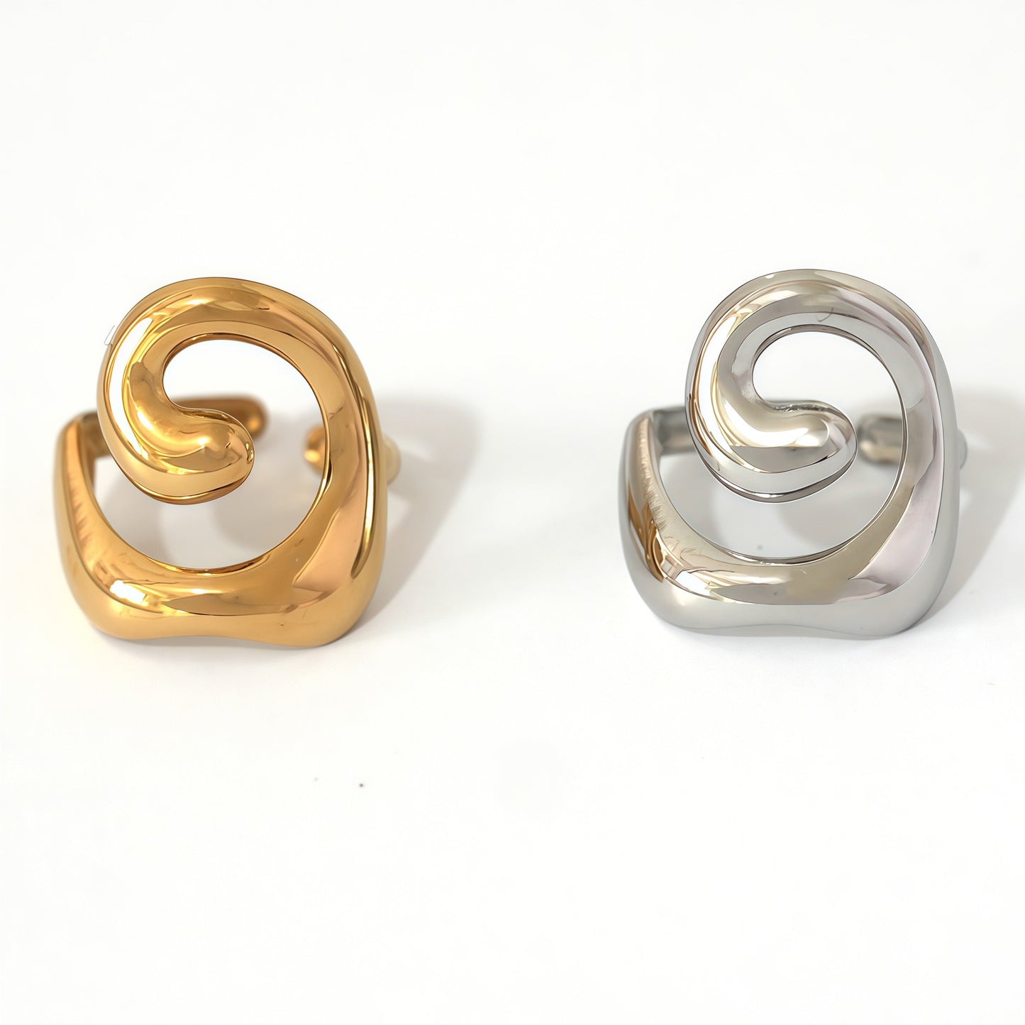 Minimalist 18K Gold Plated Opening Ring