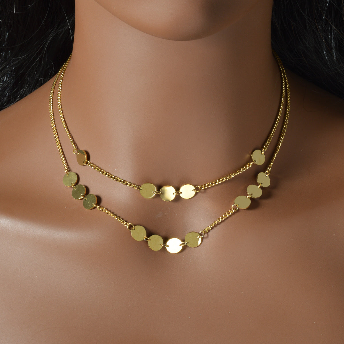 Minimalist Gold-Tone Necklace