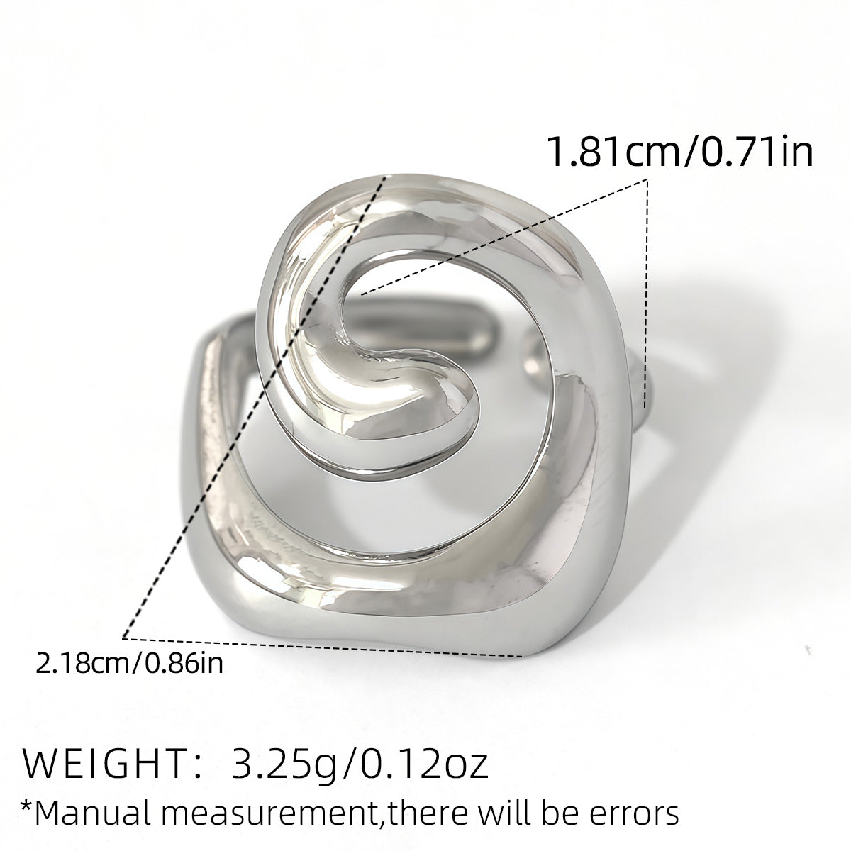 Minimalist 18K Gold Plated Opening Ring