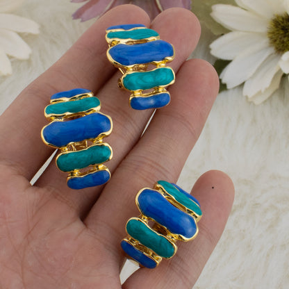 Colorful Earrings & Ring Set