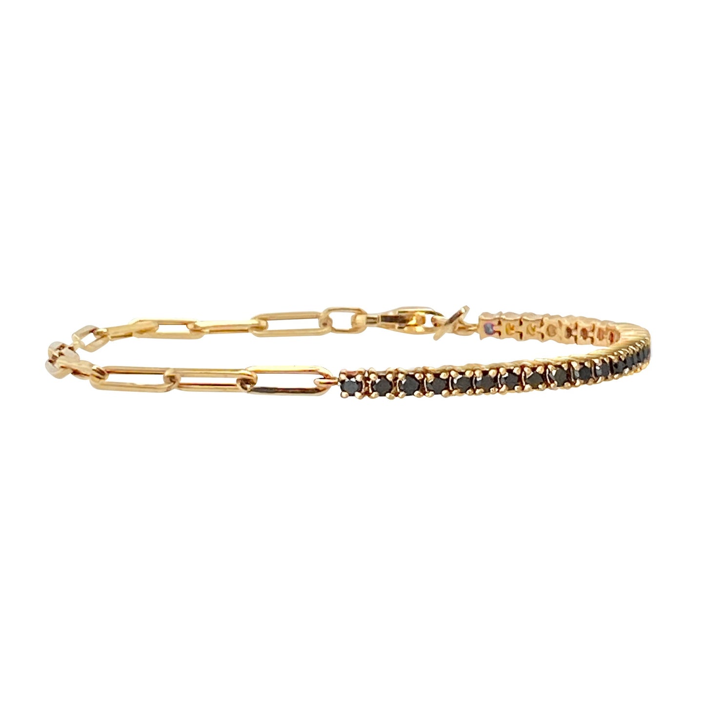 Luxury Gold Cubic Zirconia Tennis Bracelet