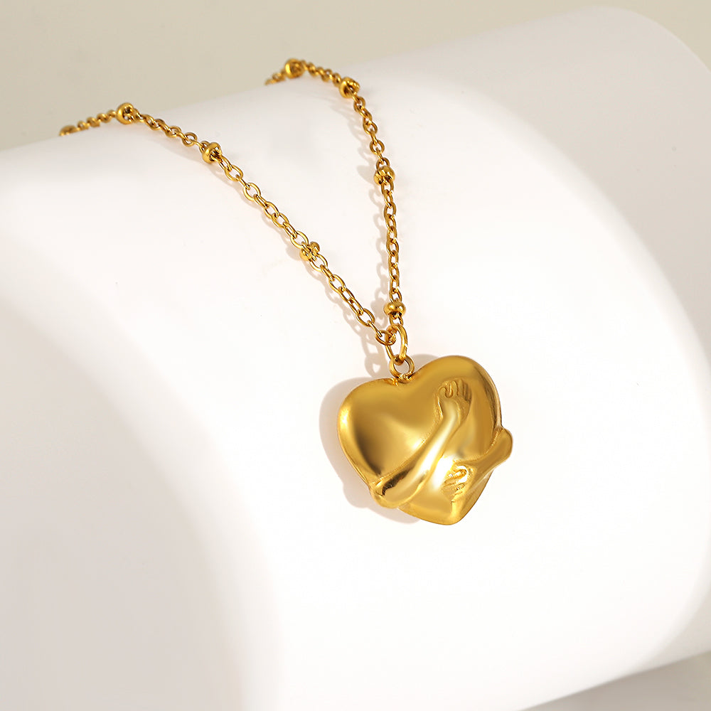 Embrace Heart Pendant Necklace