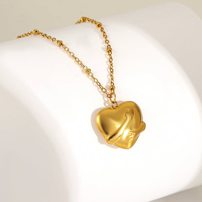 Embrace Heart Pendant Necklace