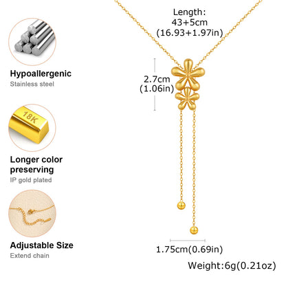 Chunky Initial Pendant Chain Necklace