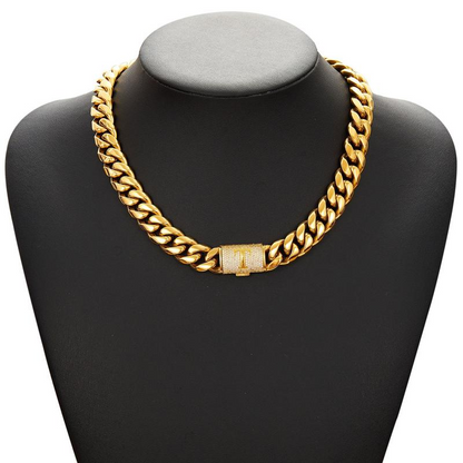 Cuban Link Letter Necklace