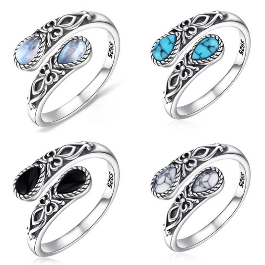Sterling Silver Gemstone Rings
