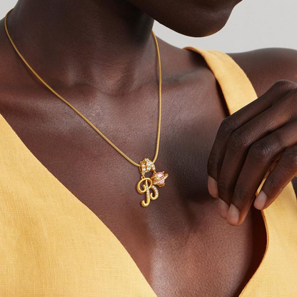 Initial Heart Necklace