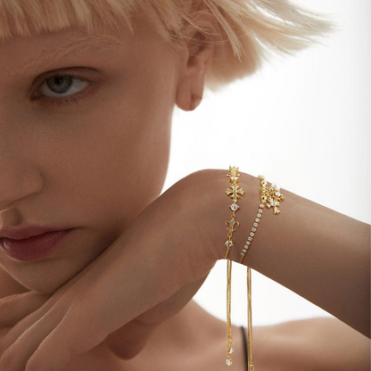 2pc Double Cross Bracelet