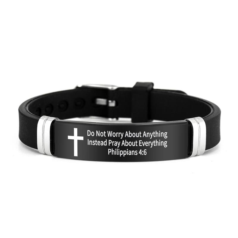 Inspirational Cross Bracelet